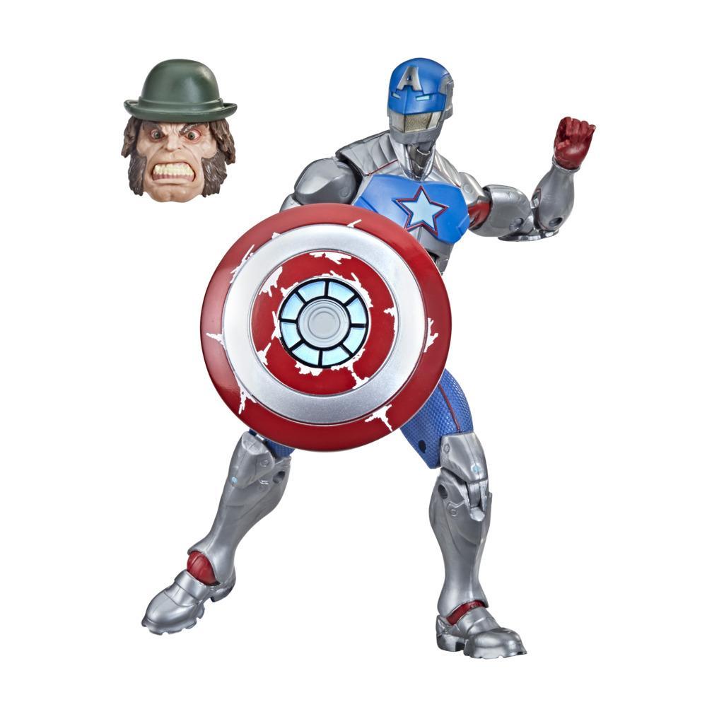 Hasbro Marvel Legends Series 6-inch Collectible Civil Warrior Action Figure Toy For Age 4 and Up With Shield Accessory