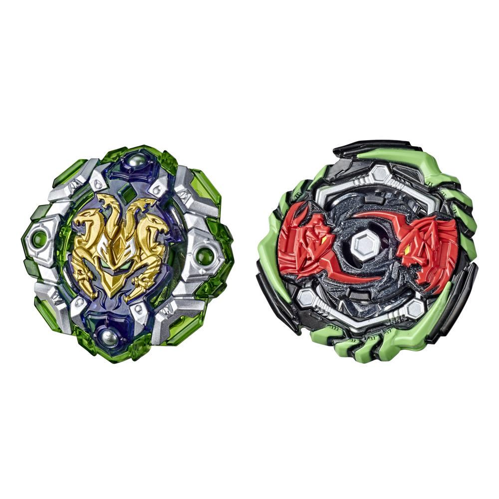 Beyblade Burst Rise Hypersphere Dual Pack Monster Ogre O5 and Engaard E5 -- 2 Battling Top Toys, Ages 8 and Up