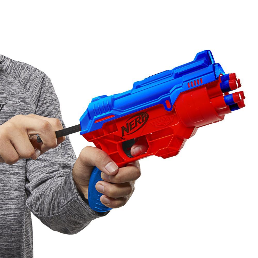 Nerf Alpha Strike Boa RC-6 Blaster with 6-Dart Rotating Drum -- Fire 6 Darts in a Row -- Includes 6 Nerf Elite Darts
