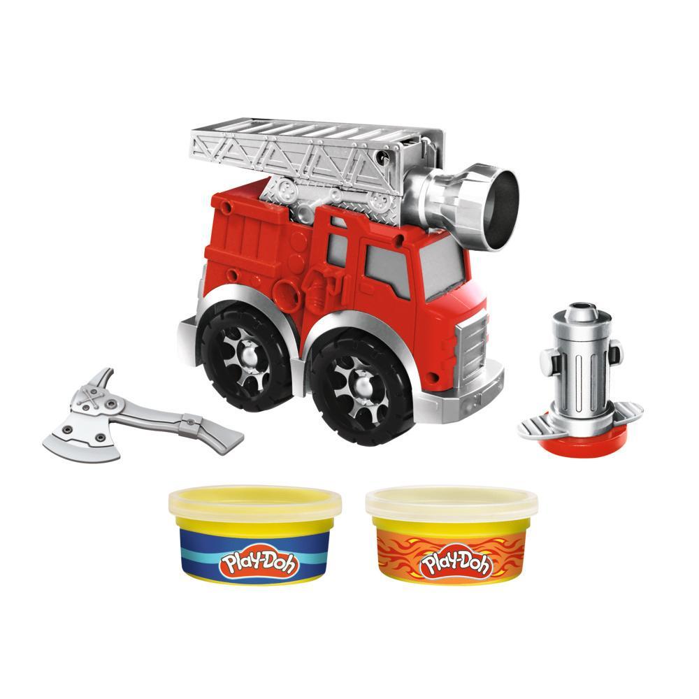 Play-Doh E610 Wheels Firetruck Toy with 5 Non-toxic Colors for sale online 
