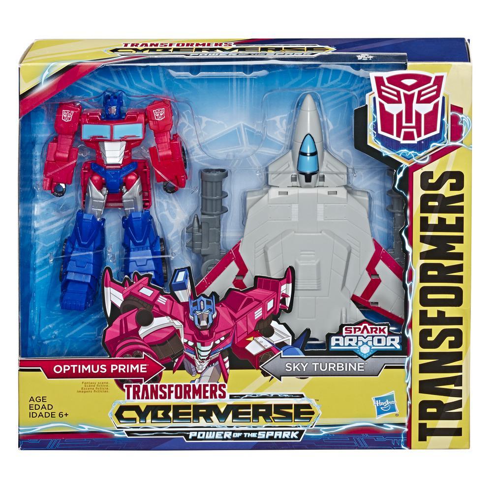Transformers Toys Cyberverse Spark Armor Optimus Prime Action Figure