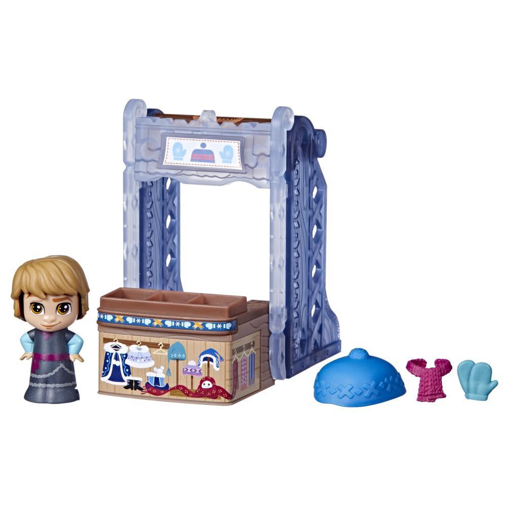 Disney's Frozen Twirlabouts Series 2 Kristoff Sled to Shop Playset, Includes Kristoff Doll and Accessories