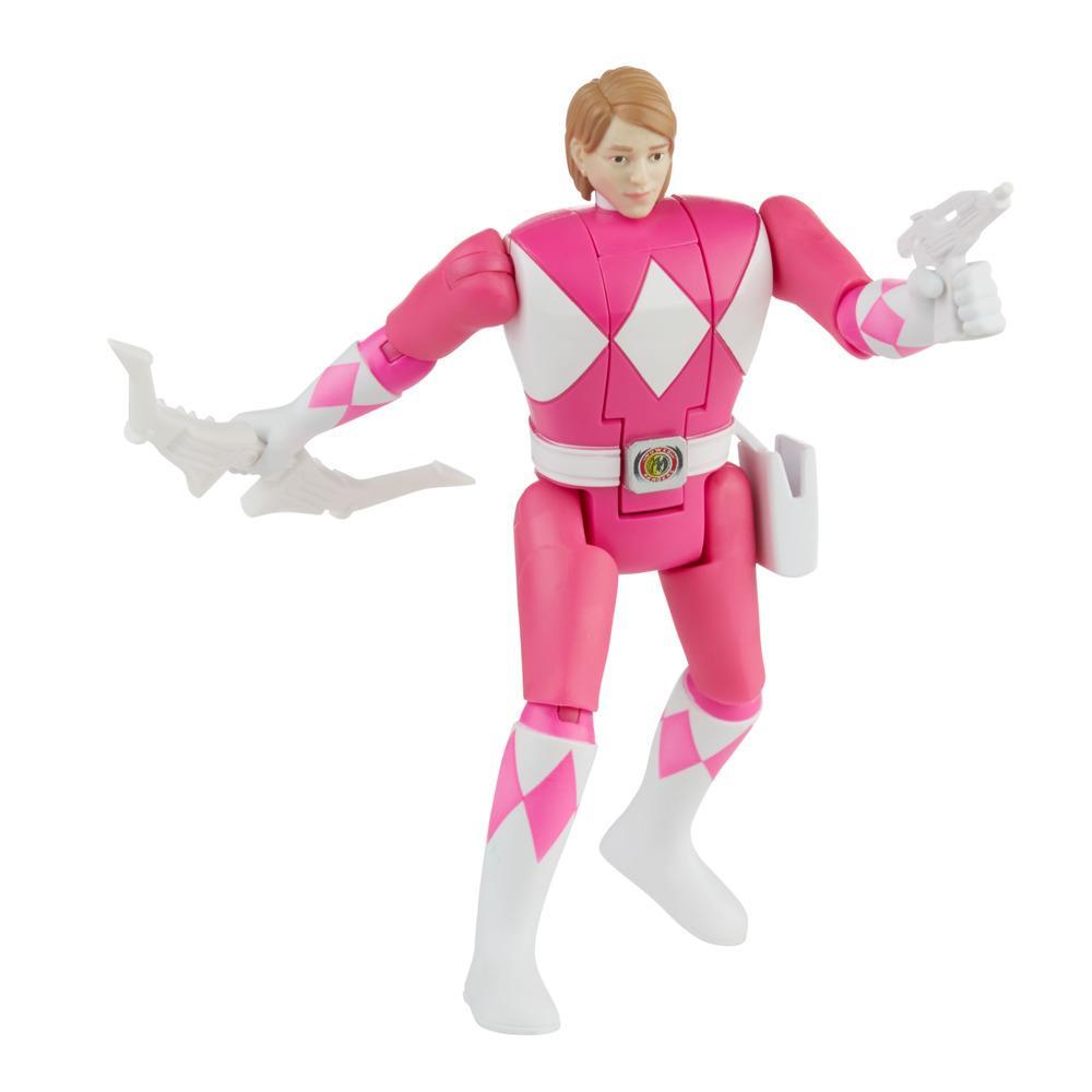 Mighty Morphin Power Rangers Retro Kimberly Pink Ranger Flip Head Hasbro 2021 for sale online