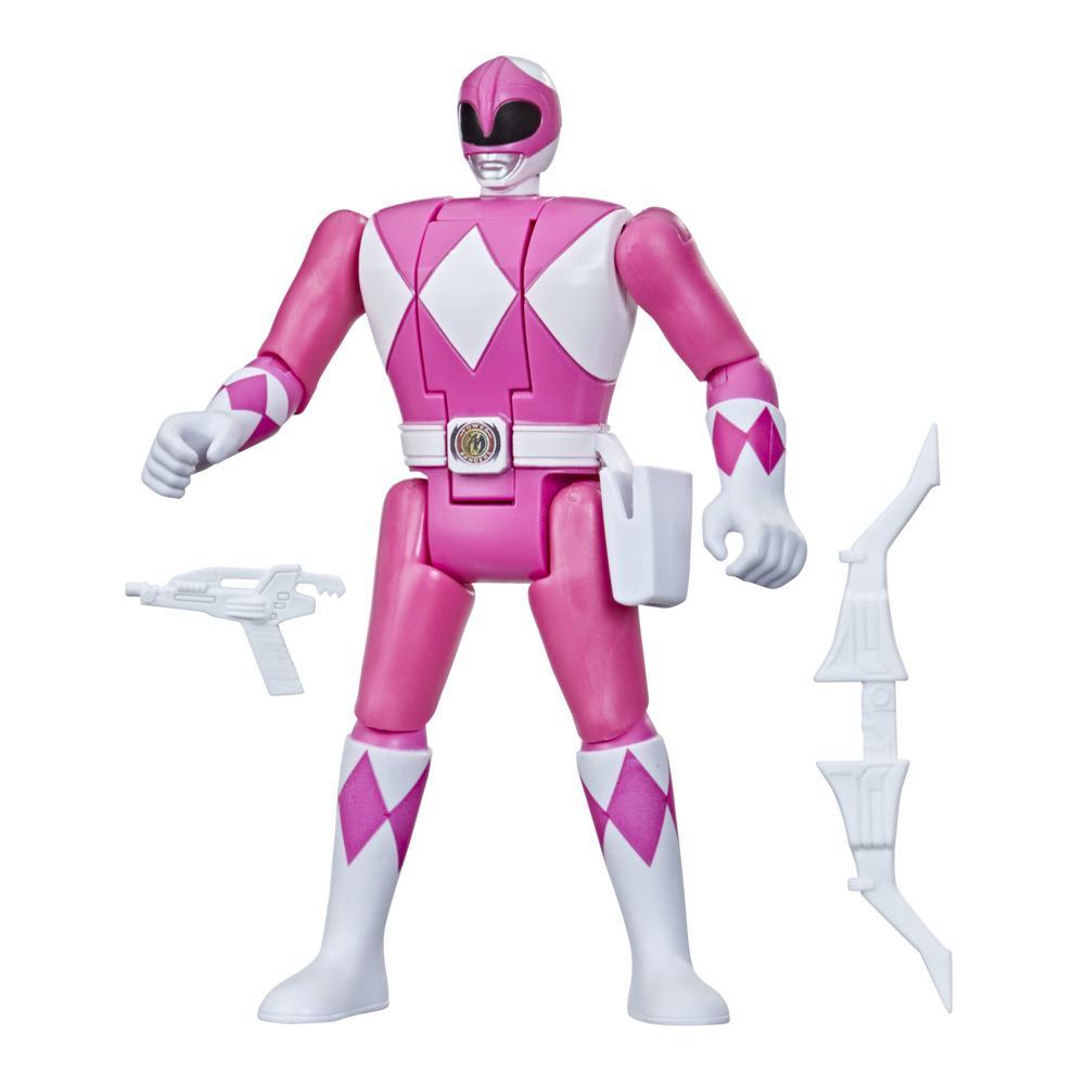 Power Rangers Retro-Morphin Pink Ranger Kimberly Fliphead Action Figure Inspired by Mighty Morphin Toy Kids Ages 4 and Up
