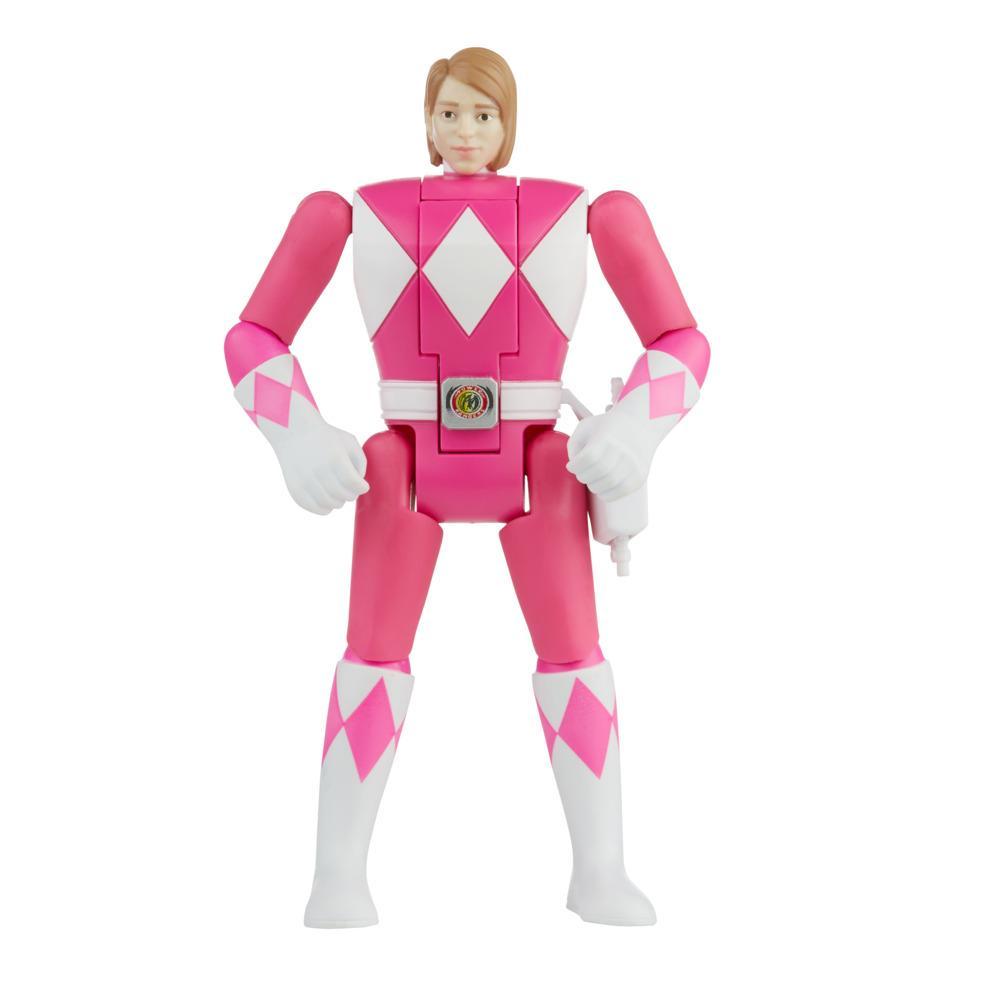 Power Rangers Retro Mighty Morphin Pink Ranger Kimberly 14cm Figure Hasbro
