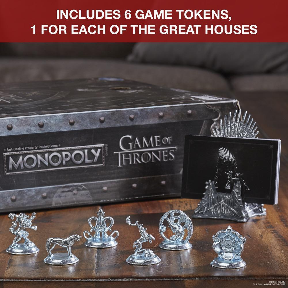 Monopoly Game of Thrones Board House Game for Adults musical stand HBO Series 