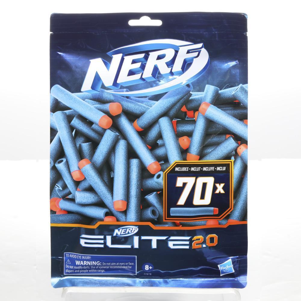 Nerf Elite 2.0 70-Dart Refill Pack -- Includes 70 Official Nerf Elite 2.0 Darts, Compatible With All Nerf Elite Blasters