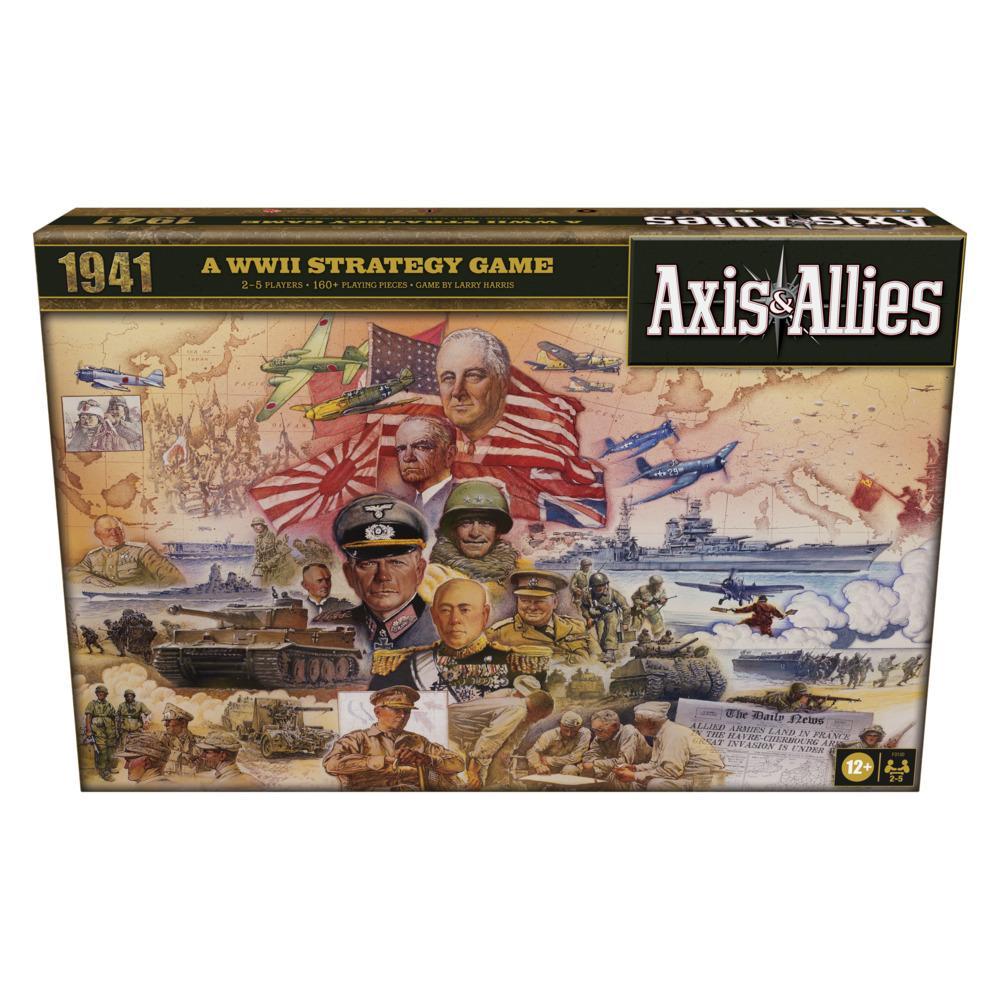 Avalon Hill Axis & Allies 1941 World War II Strategy Board Game, Great Game for Beginners, Ages 12 and Up, 2-5 Players