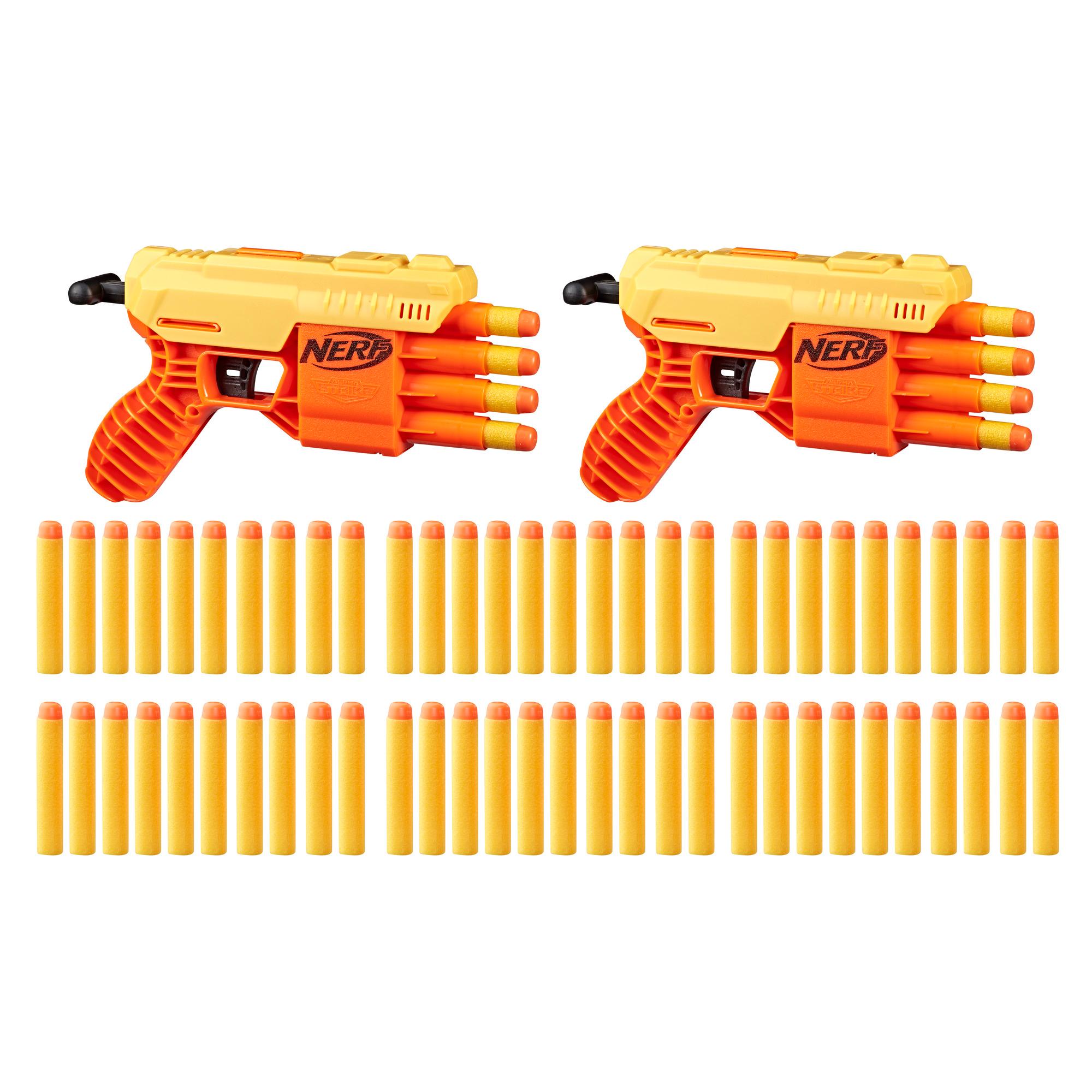 NERF Alpha Strike Fang QS 4 Load Out Set 70 Piece inc 2 Blasters & 68 Offici 