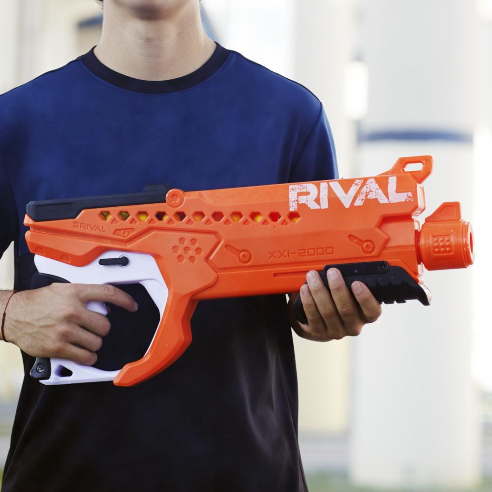 Nerf Rival Curve Shot -- Helix XXI-2000 Blaster -- Fire Rounds to 