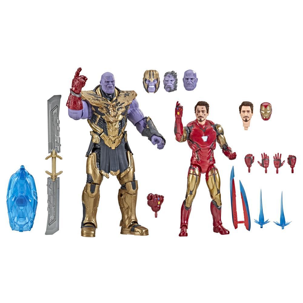 Endgame Hasbro The Infinity Saga Marvel Legends Series Set Iron Man & Thanos 