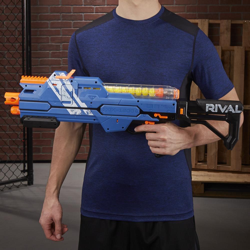Details about   NERF Rival Hypnos XIX-1200 Blue Folding Stock 12-Round Magazines 24-Rounds