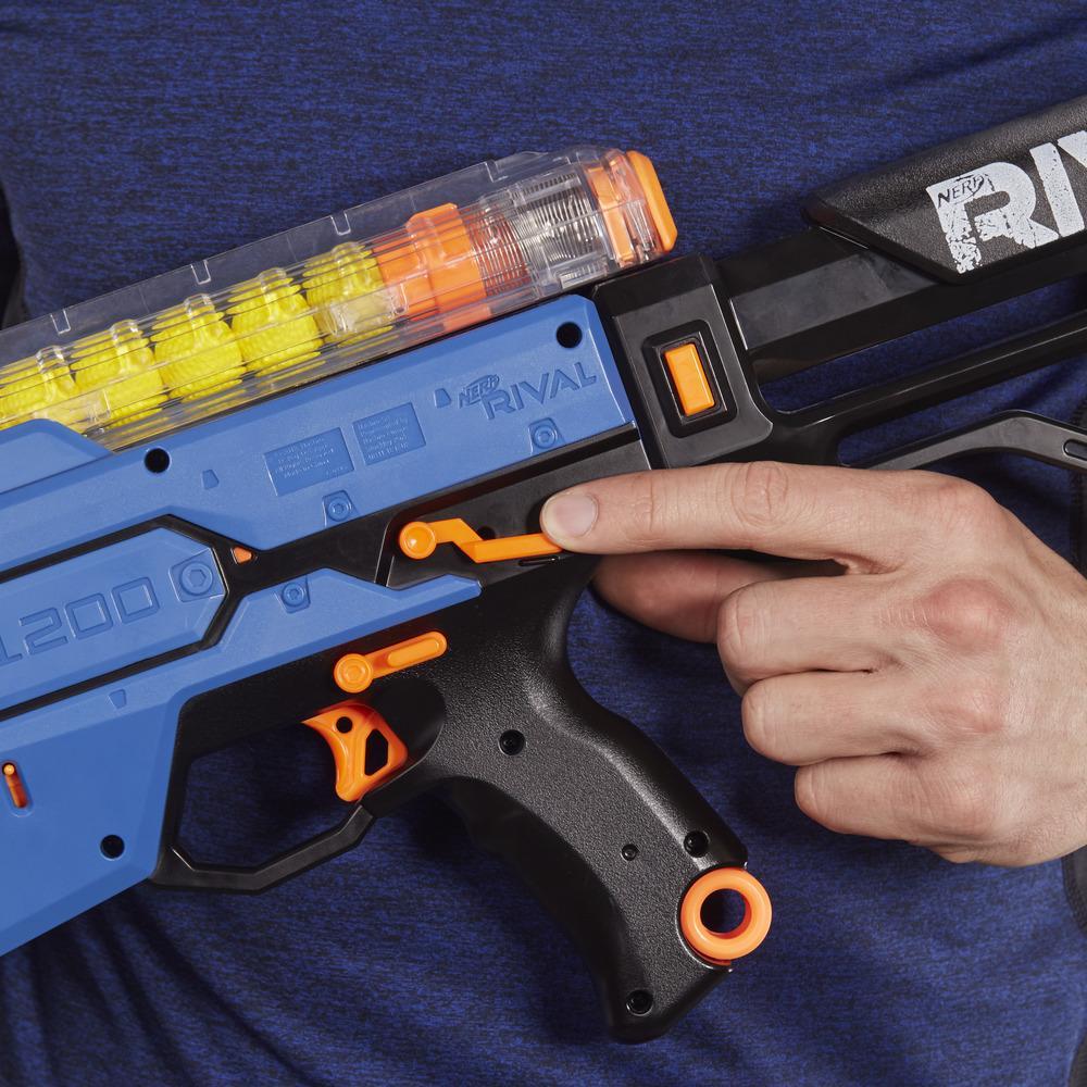 Details about   NERF Rival Hypnos XIX-1200 Blue Folding Stock 12-Round Magazines 24-Rounds