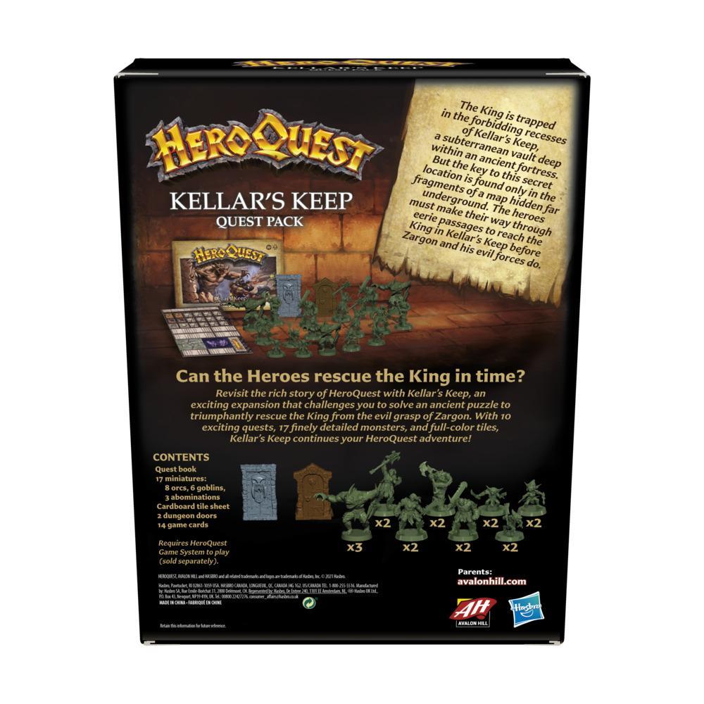Avalon Hill HeroQuest Kellar's Keep Expansion, Ages 14 and Up 2-5 Players, Requires HeroQuest Game System to Play