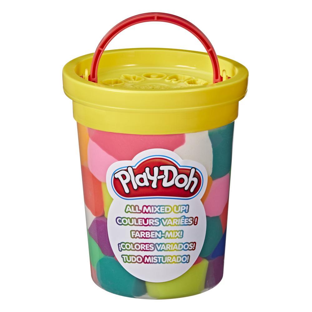Play-Doh All Mixed Up Big Can of Crazy Pre-Mixed Assorted Modeling Compound Colors for Kids 2 Years and Up, Non-Toxic, 44 oz/2.75 Lb