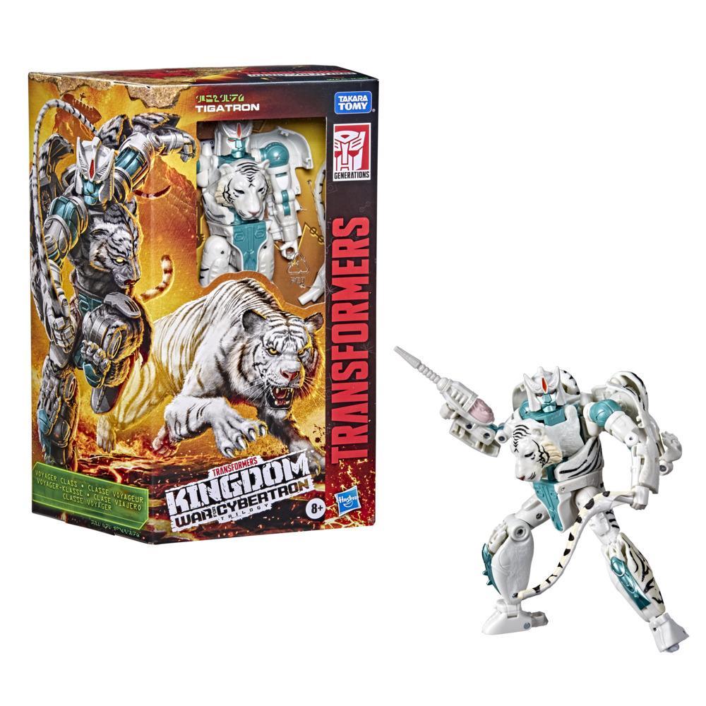 17,5 cm Transformers Spielzeug Generations War for Cybertron ab 8 Jahren Kingdom Voyager WFC-K35 Tigatron Figur