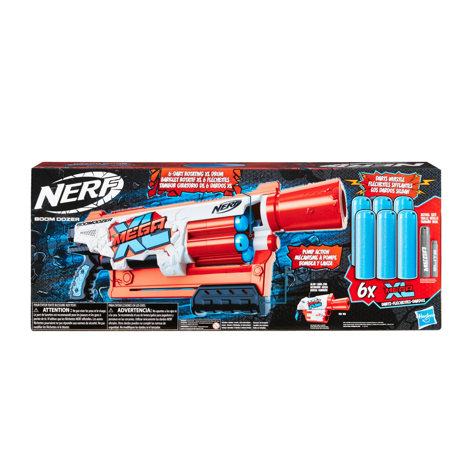 NERF Mega XL Dart Refill, Includes 10 Mega XL Whistler Darts, Largest Mega  Darts Ever, Makes Whistling Sound When Fired