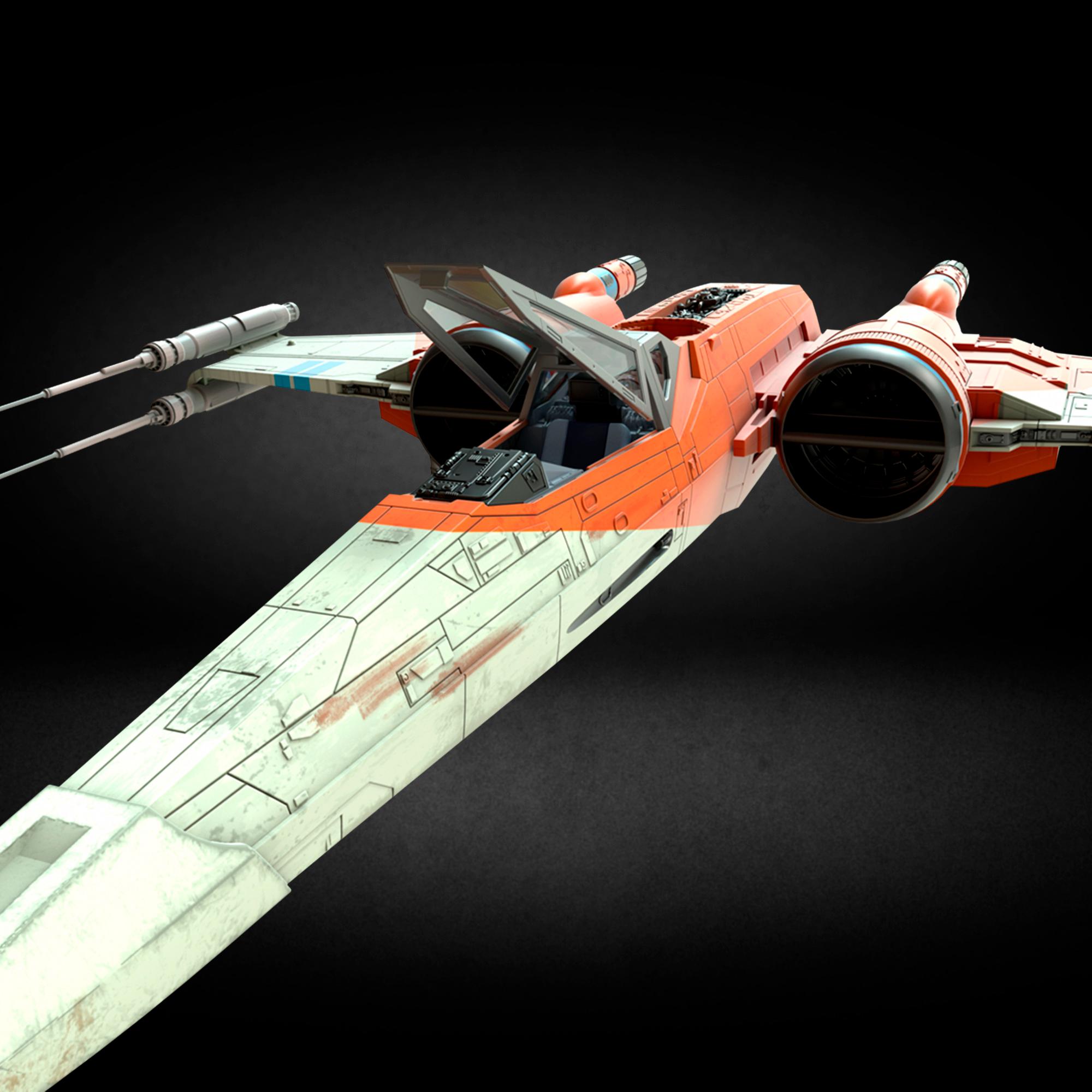 Disney Star Wars Galactic Heroes resistencia X-Wing Fighter con Poe Dameron Galeria 