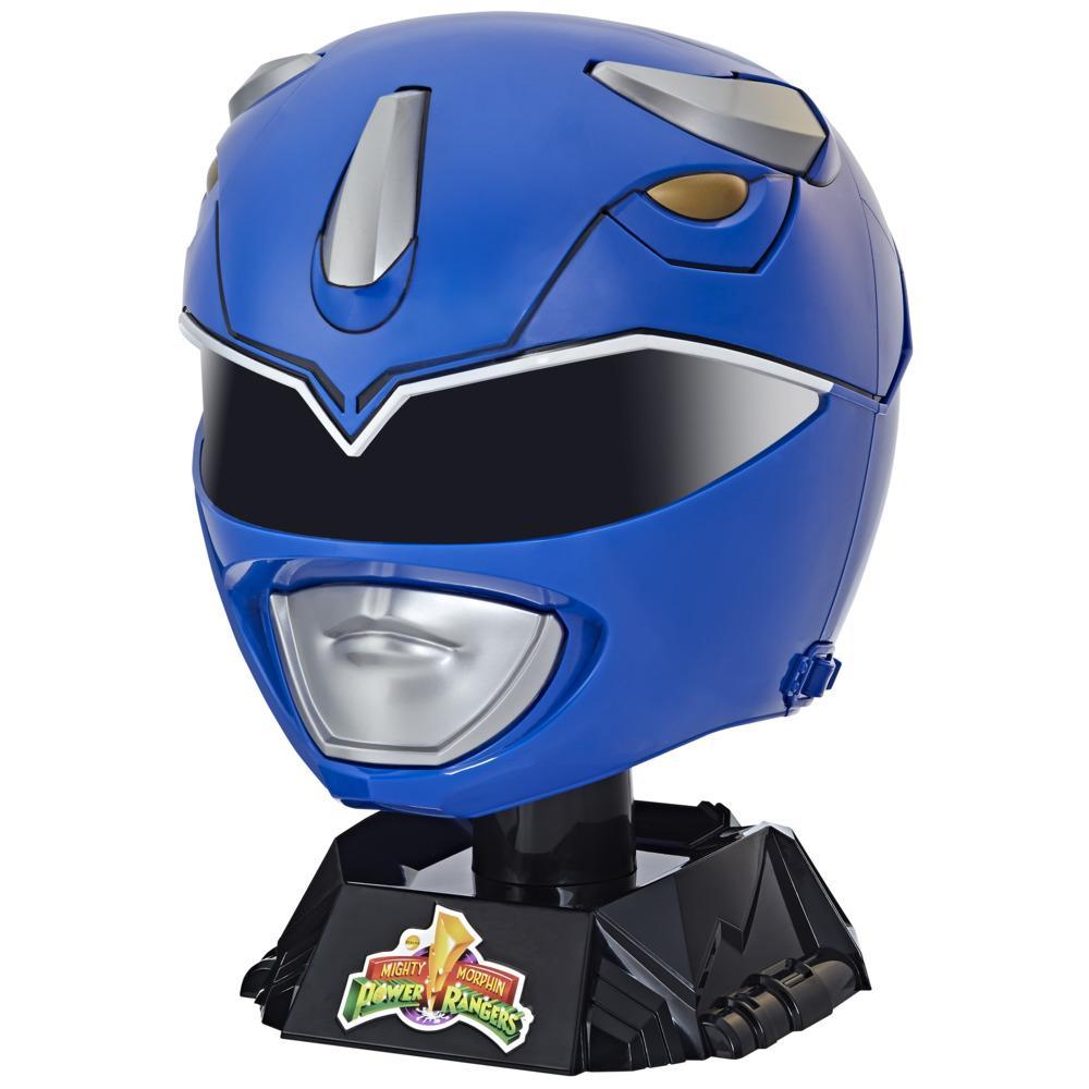 Power Rangers Lightning Collection Mighty Morphin Blue Ranger Premium Collector Full-Scale for Display, Cosplay - Power