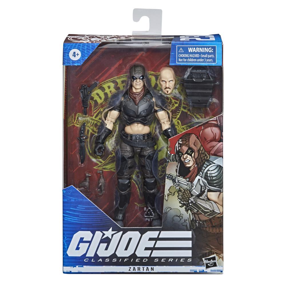 Joe Classified Series Zartan Action Figure 23 Collectible Premium Toy with Multiple Accessories 6-Inch Scale with Custom Package Art G.I