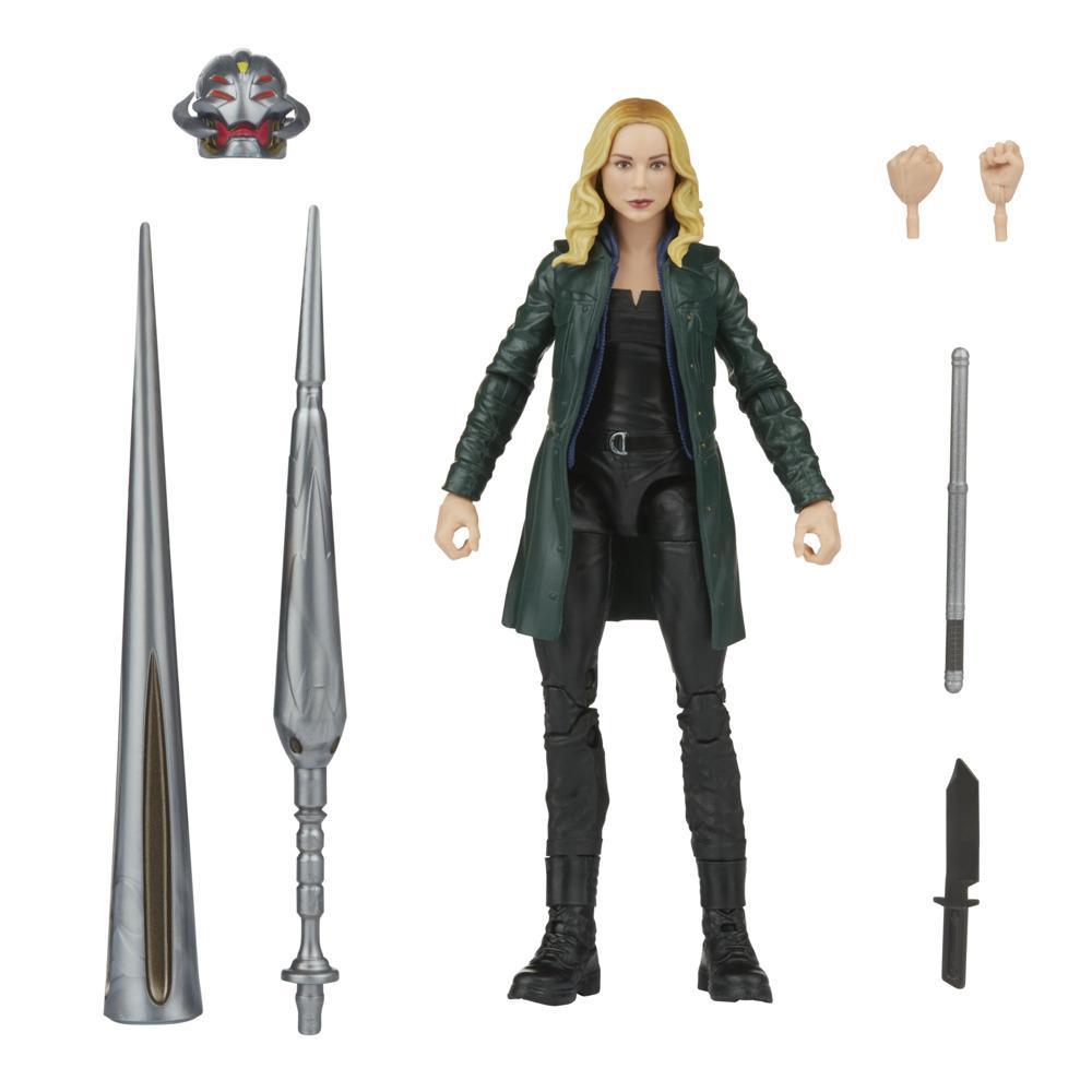 Marvel Legends Series MCU Disney Plus Mr. Knight Action Figure 6-inch Collectible Toy, includes 4 accessories and 1 Build-A-Figure Part