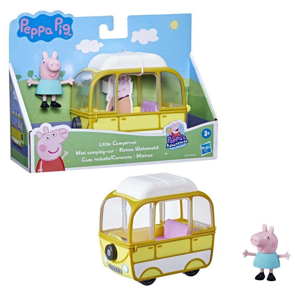 Peppa Pig Peppa's Adventures Little Campervan, with 3-inch Peppa