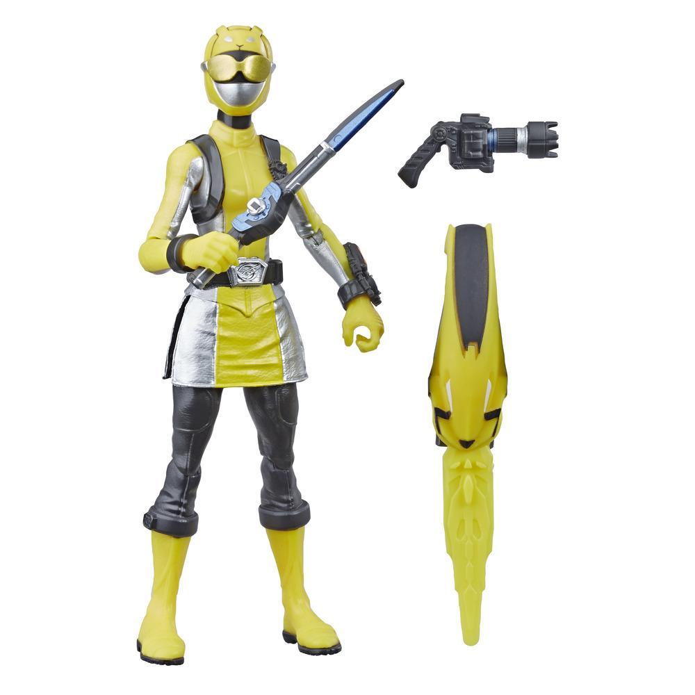 Power Rangers Beast Morphers Yellow Ranger 6-inch Action Figure Toy