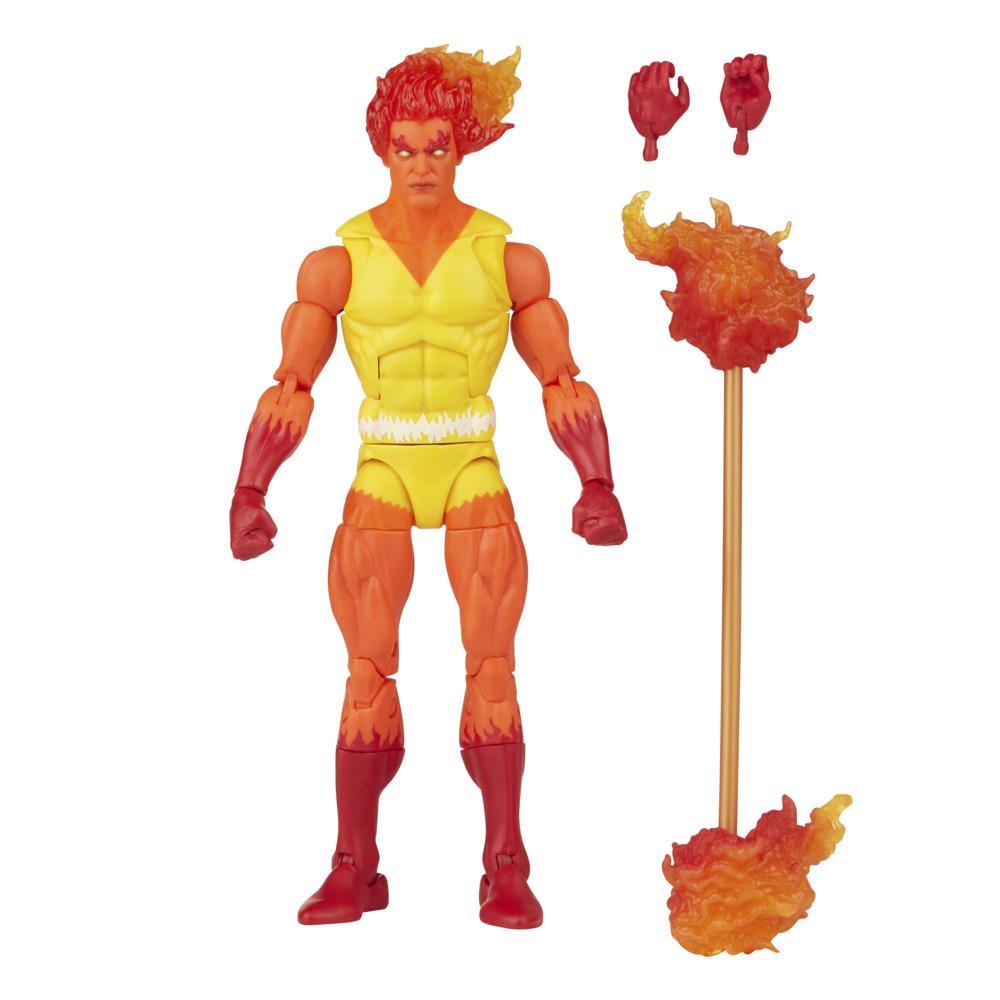Marvel Legends Series Fantastic Four 6-inch Firelord Retro Action Figure Toy, Includes 2 Accessories, Kids Ages 4 and Up