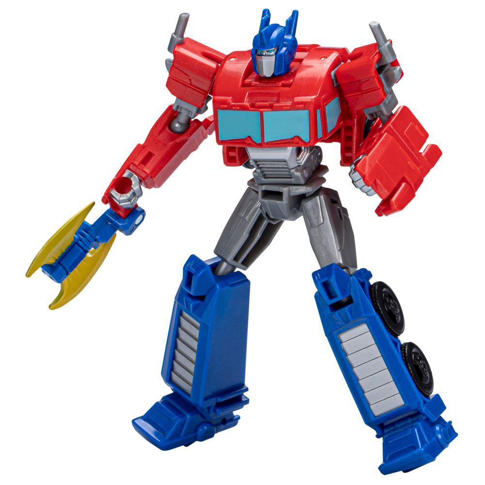 Transformers Toys EarthSpark Warrior Class Optimus Prime Action ...