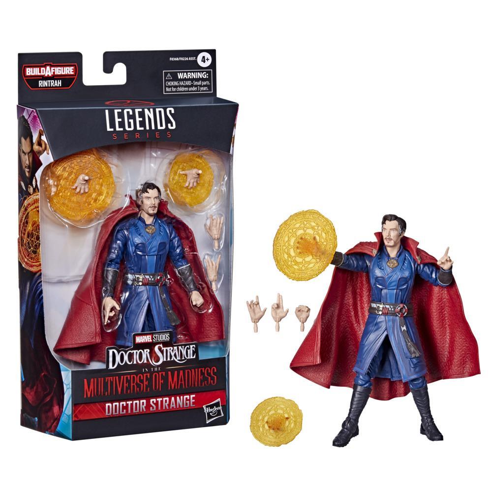 4 Accessories Hasbro Marvel Legends Series Doctor Strange in the Multiverse of Madness 15-cm Collectible Doctor Strange Marvel Cinematic Universe Action Figure Toy
