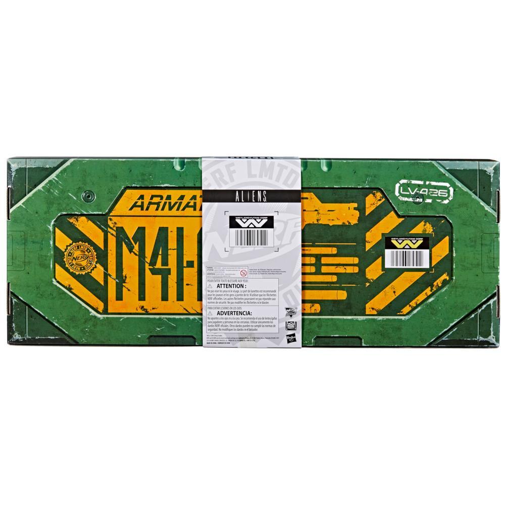 Nerf LMTD Aliens M41A Pulse Blaster, Dual Blasting, LCD Dart Counter, Clip, 10 Nerf Elite Darts, 3 Nerf Mega Darts
