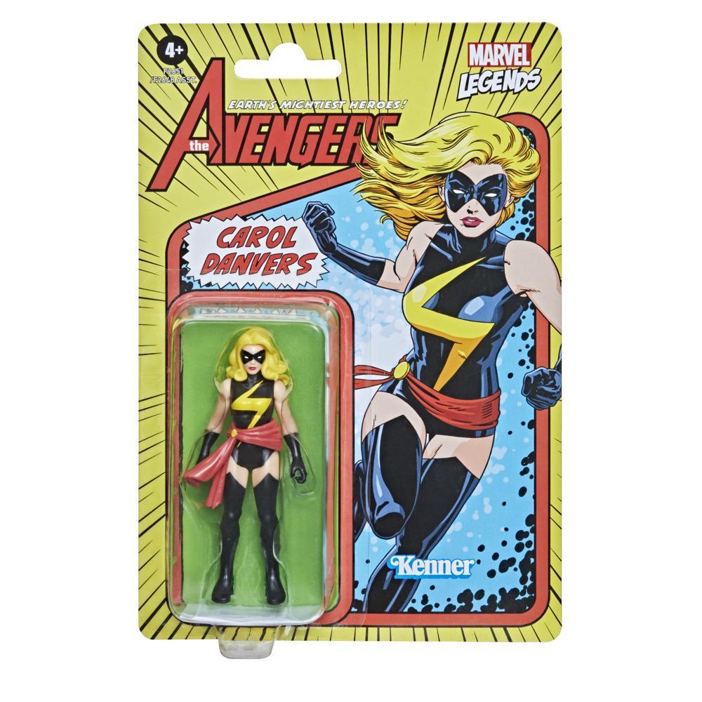 Hasbro Marvel Legends Series 3.75-inch Retro 375 Collection Carol Danvers  Action Figure Toy - Marvel