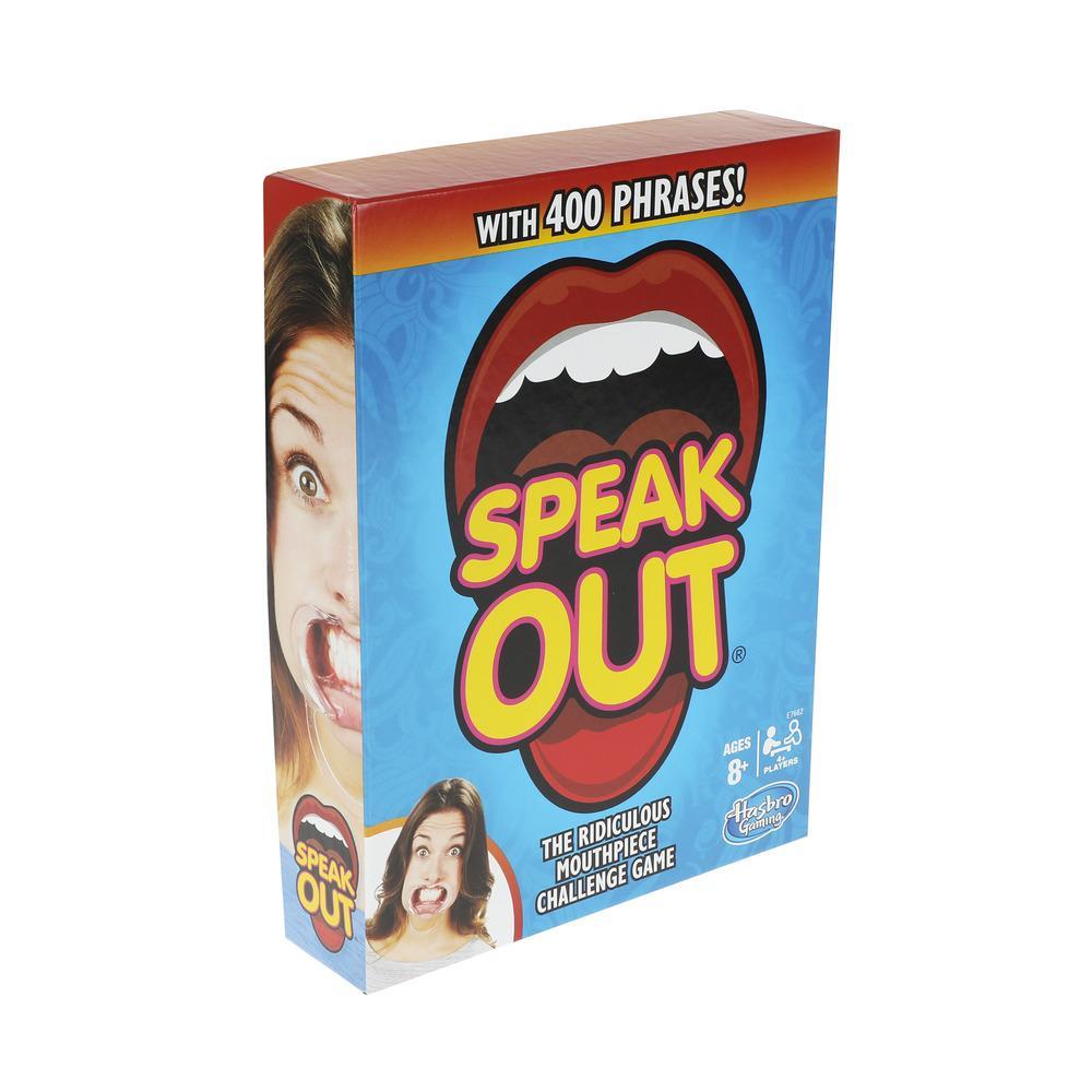 Hasbro C2018079 Speak Out Game Board with 10 Mouthpieces for sale online