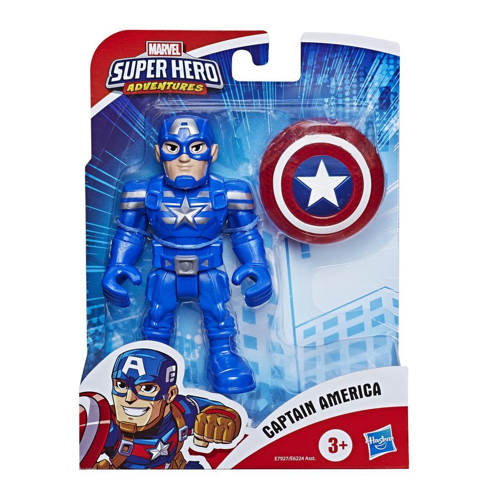 Playskool Heroes Marvel Super Hero Adventures Mega Mighties Captain America 