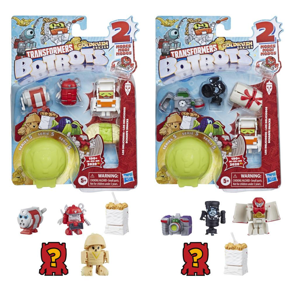 Transformers Toys BotBots Series 5 Los Deliciosos 5-Pack – Mystery 2-In-1 Collectible Figures - Kids Ages 5 and Up