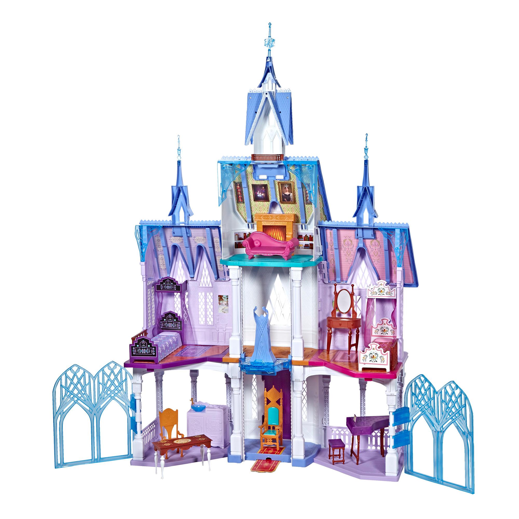 Castello di Arendelle Pieghevole Disney Frozen 2 Magical Discovery Elsa Casa Delle Bambole Ispirata al Film Disney Frozen 2