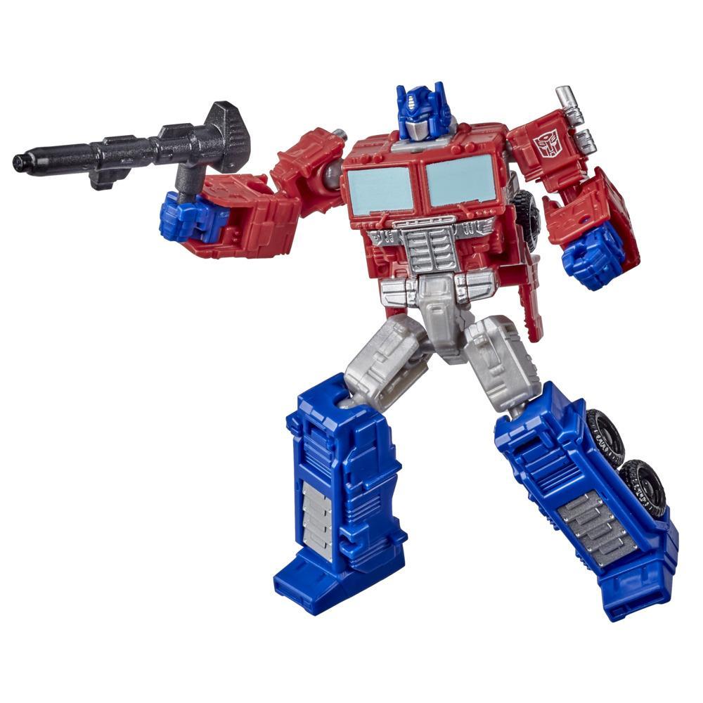 Transformers Toys Generations War for Cybertron: Kingdom Core Class WFC-K1 Optimus Prime Action Figure - 8 and Up, 3,5-inch