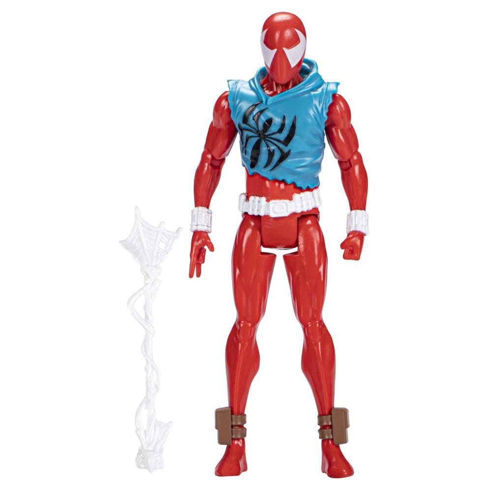 Marvel Spider-Man: Across the Spider-Verse Scarlet Spider Toy, 6-Inch-Scale Action Figure with Accessory, Toy for Kids Ages 4 and Up