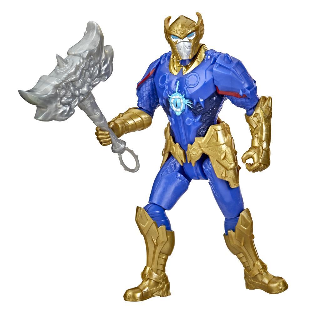 Marvel Avengers Mech Strike Monster Hunters Thor Toy, 6-Inch-Scale Action Figure, Marvel Toys for Kids Ages 4 and Up