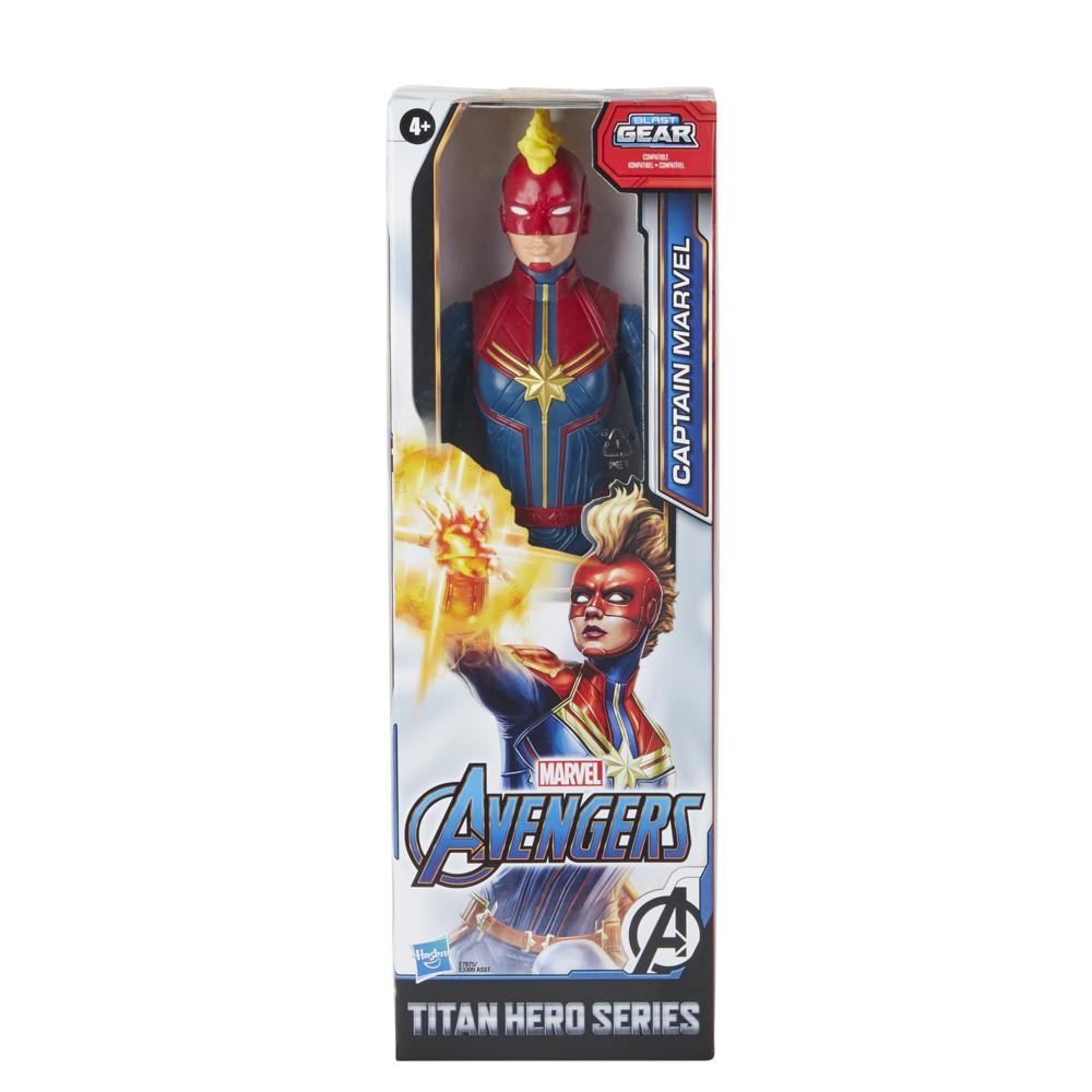 Captain Marvel 12" Figure Avengers Titan Hero Series Blast Gear Compatible 