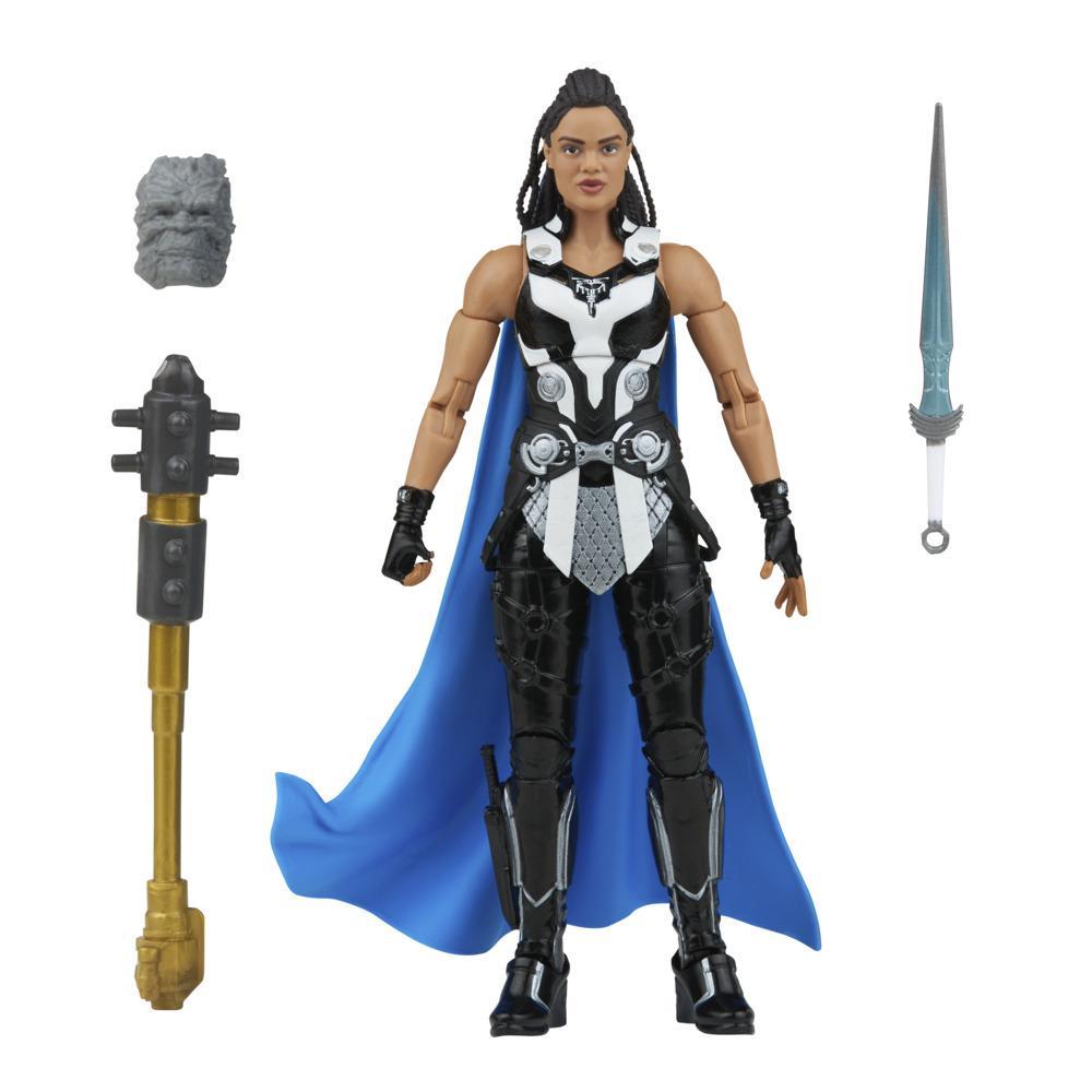 Marvel Legends Thor: Love and Thunder King Valkyrie Action Figure 6-inch Collectible Toy, 1 Accessory, 2 Build-A-Figure Parts