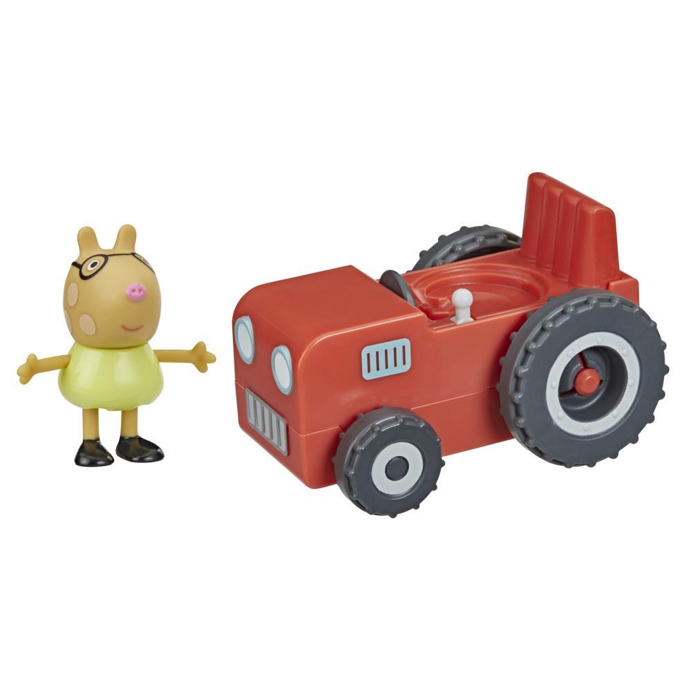 Peppa Pig Toys Little Tractor Vehicle with Moving Wheels, Includes Pedro Pony Figure, Preschool Toy for Kids