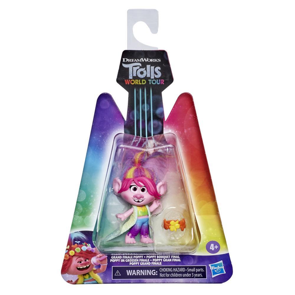 DreamWorks Trolls World Tour Grand Finale Poppy, Doll with Headband Accessory, Collectible Toy Figure, Kids 4 and Up