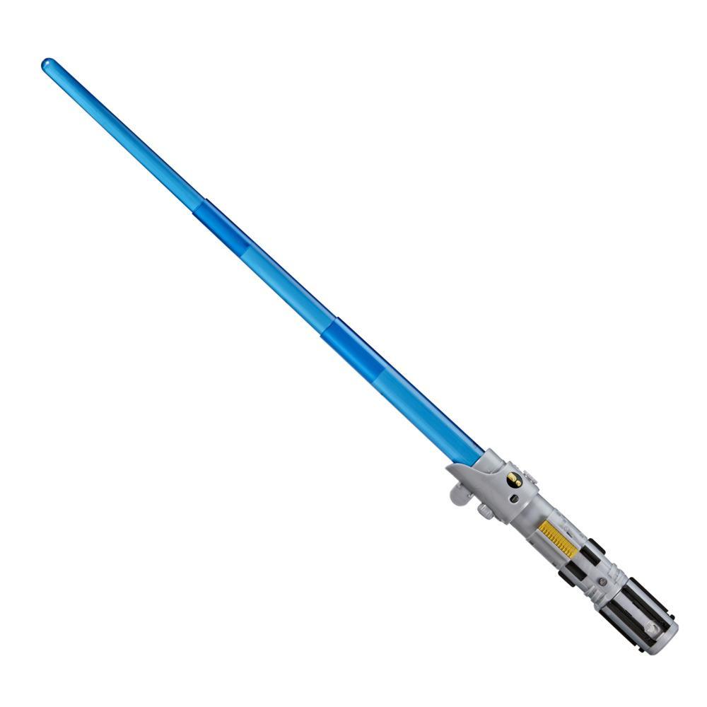 Star Wars Lightsaber Forge Luke Skywalker Electronic Extendable Blue Lightsaber Customizable Roleplay Toy