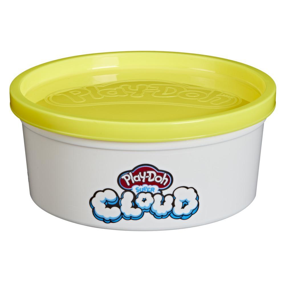 Play-Doh Super Cloud Bright Yellow Caramel Cake Scented 4-Ounce Single Can of Puffy, Ooey Gooey Compound, Non-Toxic