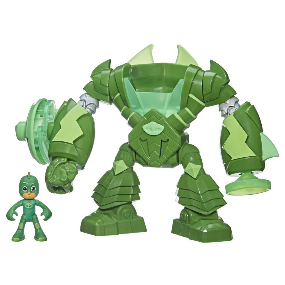 PJ Masks Robo-Gekko Preschool Toy with Lights and Sounds for Kids Ages 3 and Up, Includes Gekko Action Figure