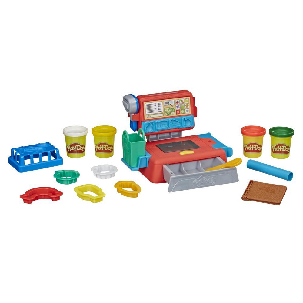 Play-Doh Cash Register Toy with 4 Non-Toxic Play-Doh Colors