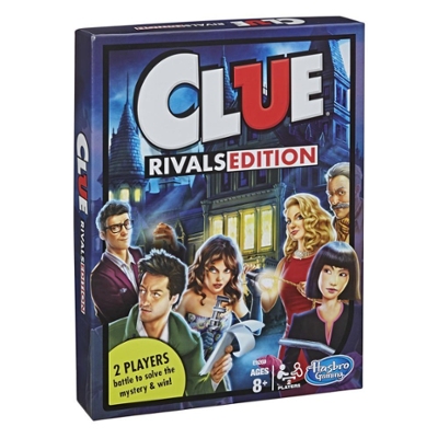 Clue Rivals Edition Board Game; 2 Player Game: Quick Gameplay