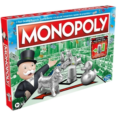 leven Rustiek Iedereen Monopoly Board Game for Ages 8+, For 2-6 Players, Includes 8 Tokens (Tokens  May Vary) - Monopoly