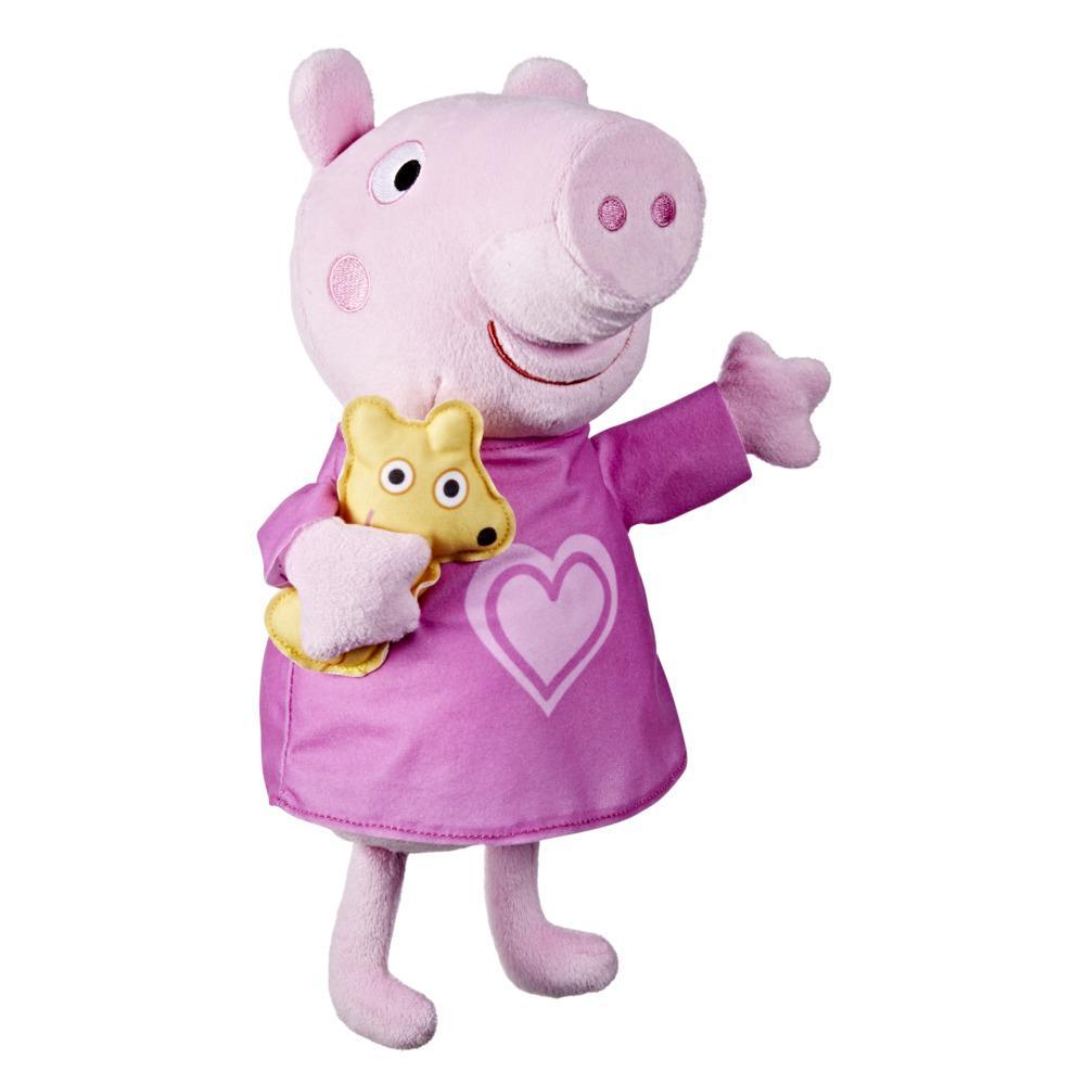 Peppa Pig Peppa's Bedtime Lullabies Singing Plush Doll with Teddy Bear  Accessory, 3 Songs, 3 Phrases, Ages 3 and Up | Peppa Pig